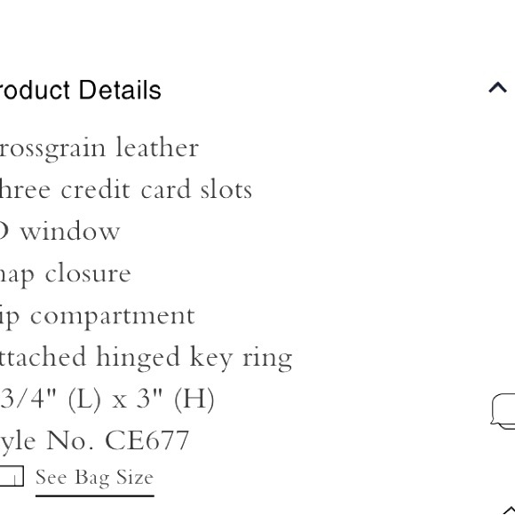 Coach mini skinny id case. Brass metallic pink. - Picture 3 of 6